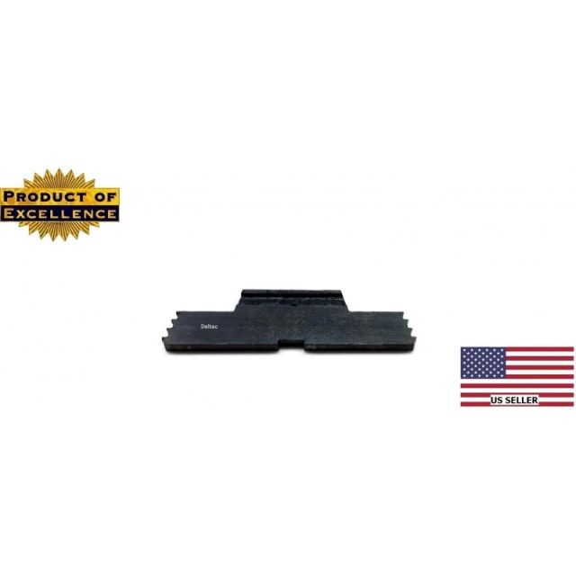 DELTAC Extended Steel Slide For Glock Gen1 To Gen4 Black - Deltac