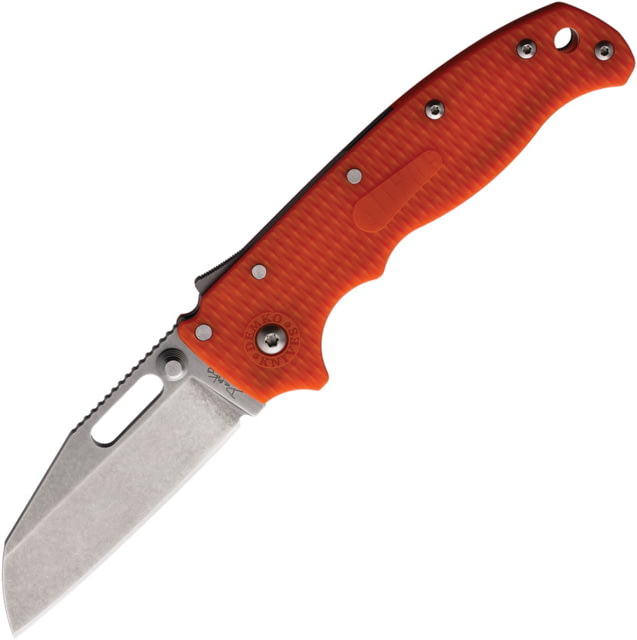 Demko AD 20.5 Shark-Lock Org DEM 3.00 in Folding Knife Orange checkered G10