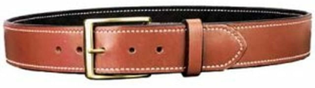 DeSantis 1 3/4in. Plain Lined Leather Belt Lined Tan 42