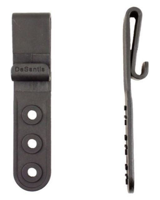 DeSantis Large J Clips 3-Hole 2 Packs Black - Desantis