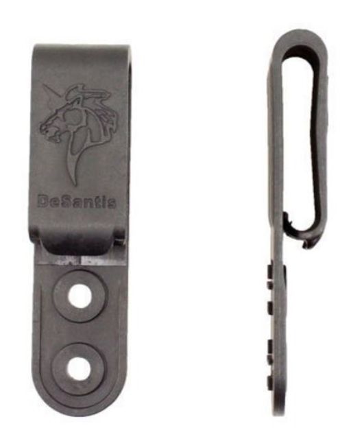DeSantis Medium C Clips 2-Hole 2 Packs Black - Desantis