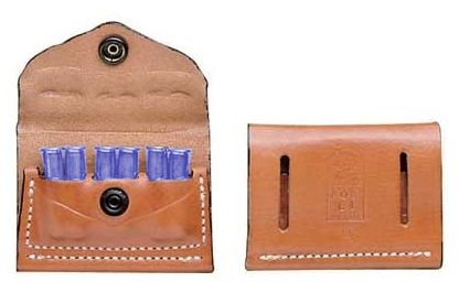 DeSantis 2x2x2 Cartridge Pouch Most 38/357 Ambidextrous Plain Tan