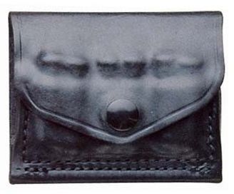 DeSantis 2x2x2 Cartridge Pouch Most .38/357 Ambidextrous Plain Black