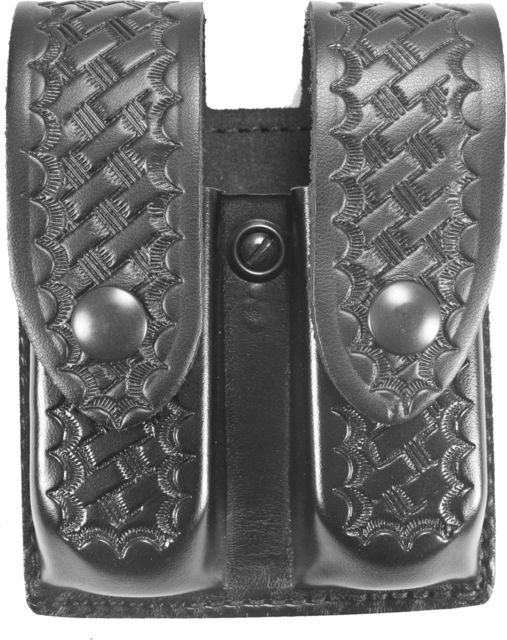 DeSantis Double Magazine Pouches Beretta 92 CPT Browning P35 H&K P7M13 S&W 469 669 6904 6906 6946 3913TSW SIG P228 P229 Snap Closure Ambidextrous - Desantis