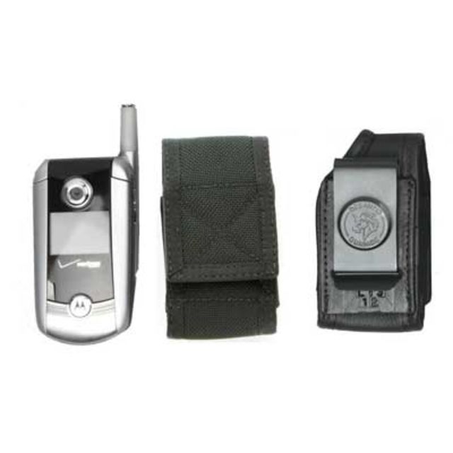 DeSantis Black - E-Z Draw Nylon Cell Phone Holster - Desantis