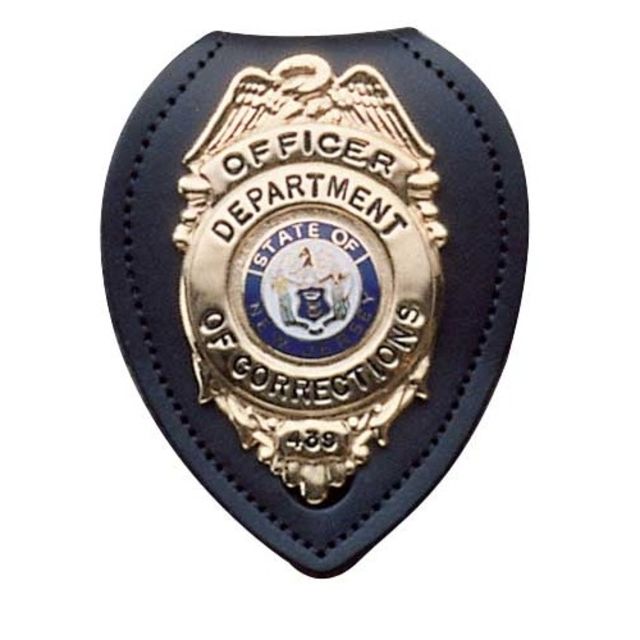 DeSantis Teardrop Badge Holder Ambidextrous Plain Black - Desantis