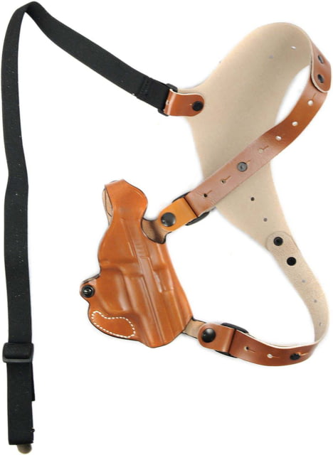 DeSantis C.E.O. Shoulder Rig Leather Holsters SIG Sauer P365 Left Hand Plain Tan - Desantis