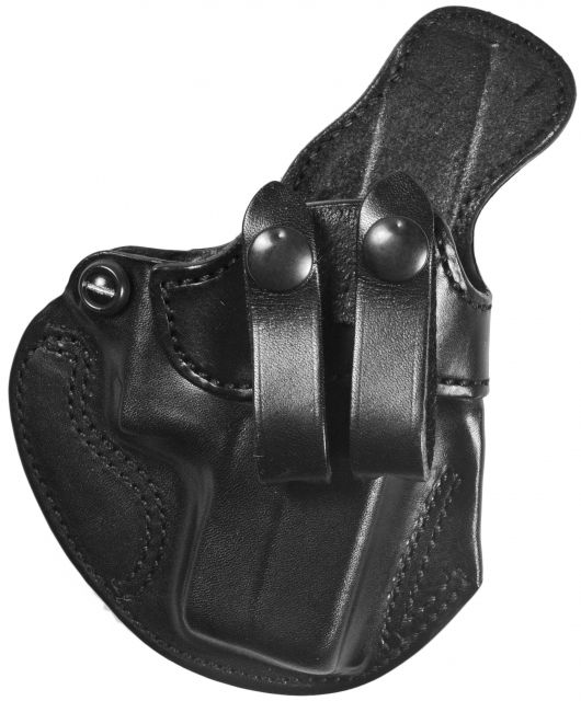 DeSantis Cozy Partner Leather IWB Holster Glock 29 30 39 Beretta 9000S S&W CS40/45 990L M&P CPT 3 1/2in H&K P2000 Right Hand Plain Black