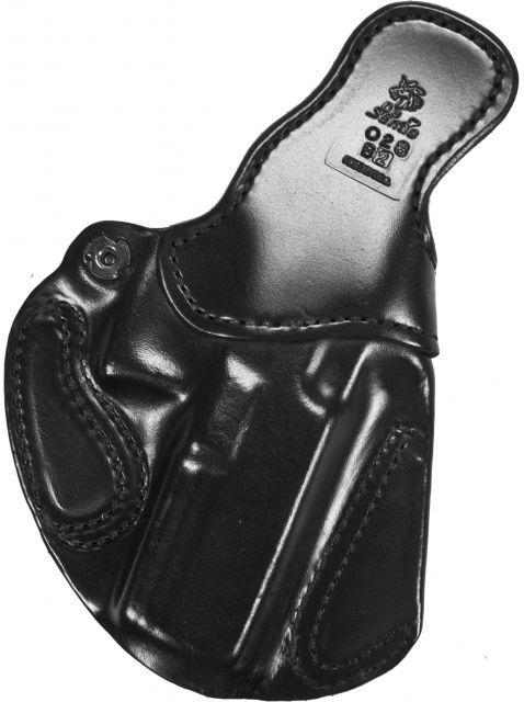 DeSantis Cozy Partner Leather IWB Holster Glock 17 19 22 23 31 32 36 19X 45 Ruger SR9 SR40 Left Hand Plain Black - Desantis