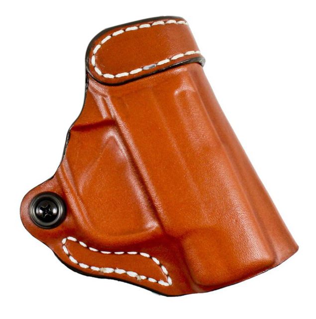 DeSantis Criss-Cross Belt Leather Holster Ruger LCP II Left Hand Plain Tan - Desantis