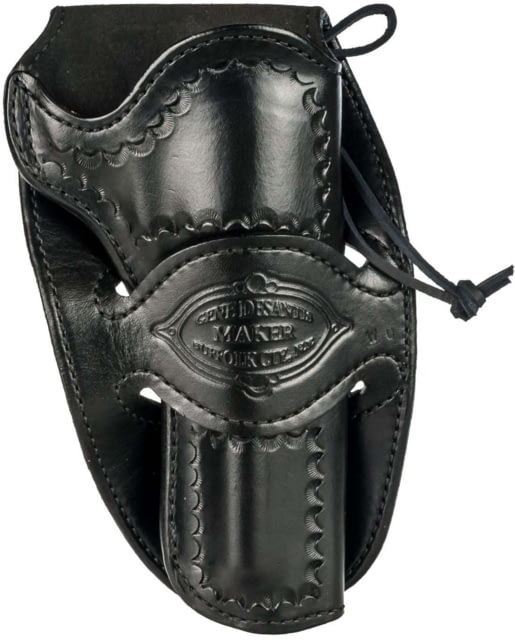 DeSantis Desperado Leather Belt Holster, Colt SAA 5 1/2in, Ruger Vaquero 5 1/2in, Right Hand, Lined, Black, 088BC55Z0