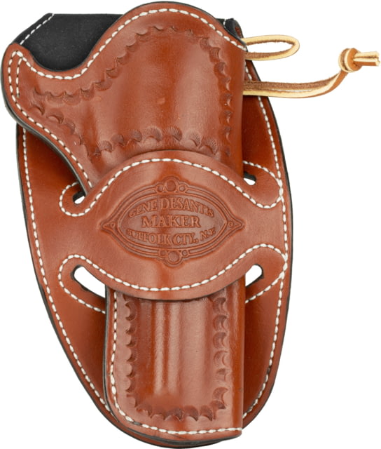 DeSantis Desperado Leather Belt Holster Ruger Vaquero 4 3/4in Colt SAA 4 3/4in Left Hand Lined Tan - Desantis
