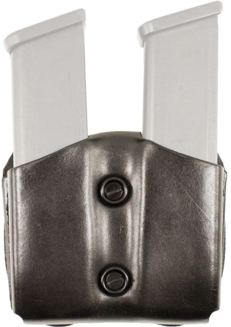 DeSantis Double Magazine Leather Pouch SIG Sauer P365 Ambidextrous Plain Black - Desantis