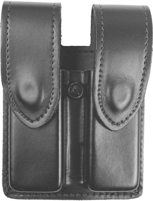 DeSantis Double Magazine Pouches Glock 19 23 H&K USP CPT 9/40 Velcro Closure Ambidextrous Plain Black - Desantis