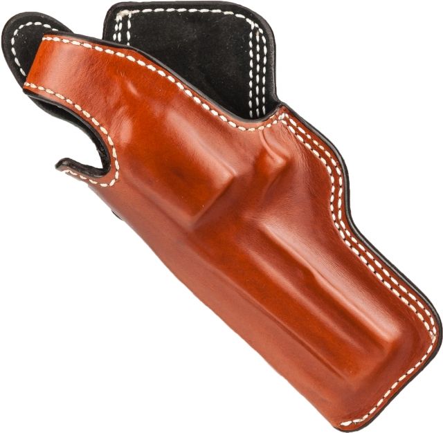 DeSantis Dual Angle Hunter Leather OWB Holster S&W L Frame 4in Colt Python Trooper 4in Ruger GP100 4in Dan Wesson 15/2 15/2V 15/2VH 4in Left Hand - Desantis