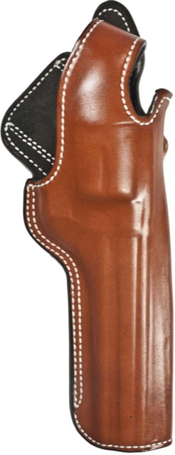 DeSantis Dual Angle Hunter Leather OWB Holster Glock 40 w/ or w/o Reflex Sight Left Hand Lined Tan - Desantis