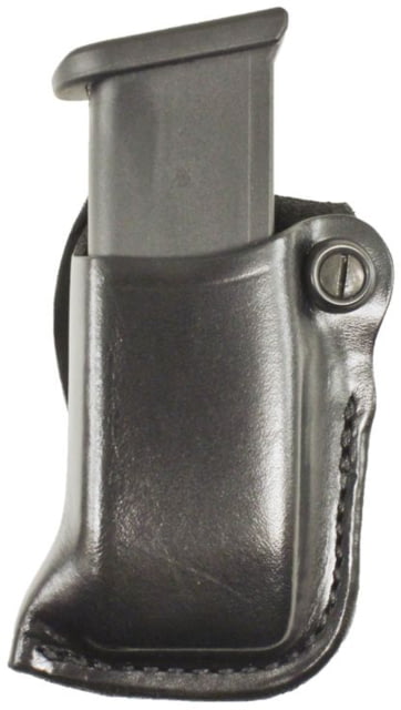 DeSantis F.T.U. Single Magazine Pouch Most Double Stack 9mm/40cal Right Hand Plain Black - Desantis