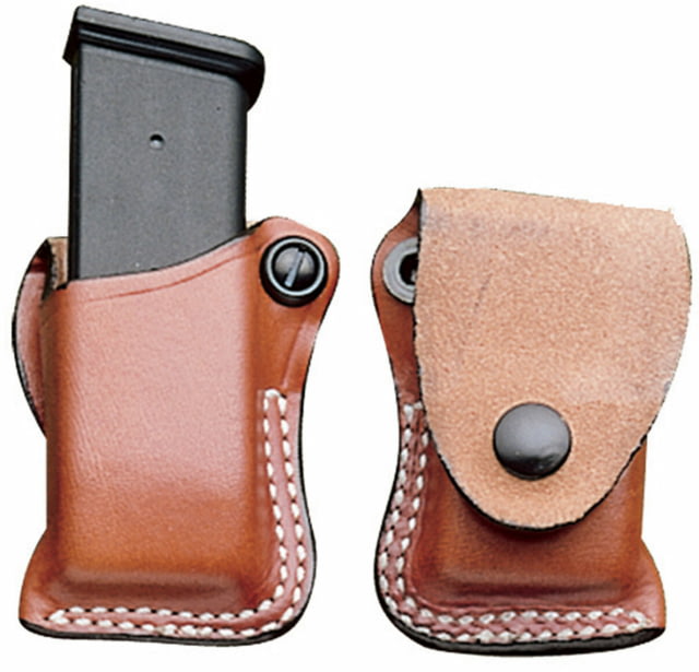 DeSantis F.T.U. Single Magazine Pouch Most Double Stack 9mm/40cal Left Hand Plain Tan - Desantis