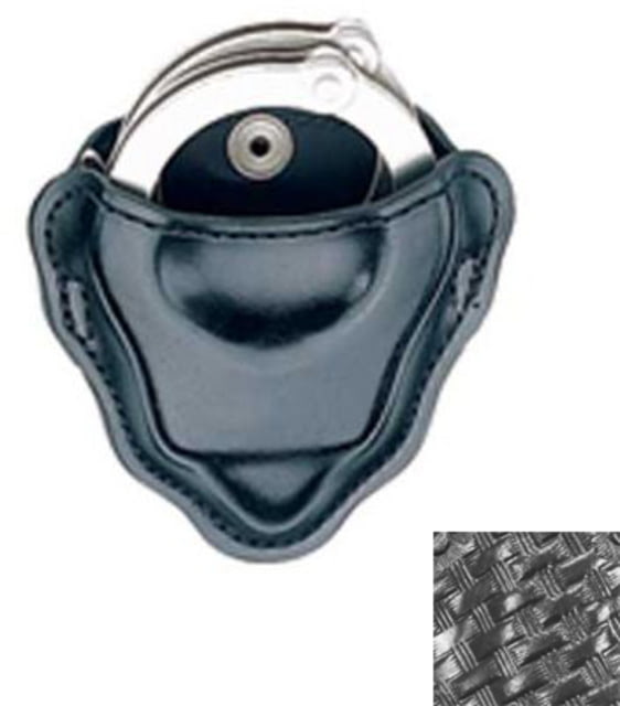 DeSantis Form Fit Duty Cuff Case S&W 100 Ambidextrous Basketweave Black - Desantis
