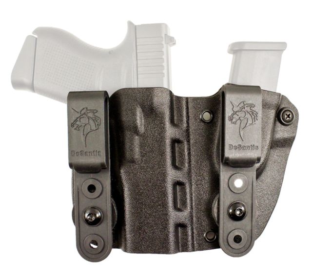 DeSantis The Hidden Truth IWB Kydex Holster Glock 43X Left Hand Kydex Black - Desantis