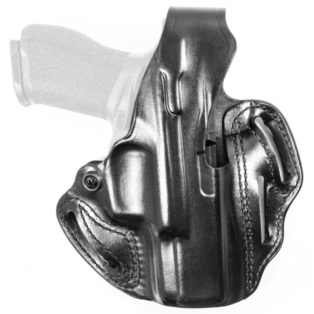 DeSantis Gunhide Thumb Break Scabbard Leather OWB Holster Springfield Armory Echelon Right Hand Black