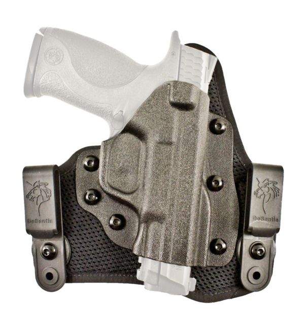 DeSantis Infiltrator Air IWB Kydex Holster Glock 17 17 Gen 5 19 19 Gen 5 22 23 26 27 36 19X 45 Left Hand Kydex Black - Desantis