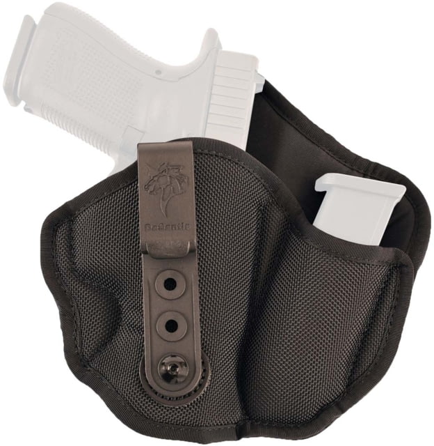 DeSantis Inner Piece 2.0 IWB Holster Fits Most Large Frame Double Action Semi Autos up to a 4in Barrel Left Hand Nylon Black - Desantis