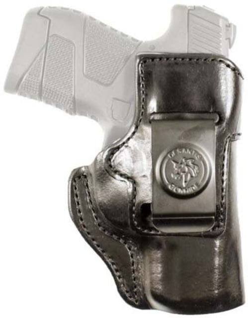 DeSantis Inside Heat IWB Saddle Leather Holster Springfield Armory XD-S 3.3in/Springfield Armory XD-S Mod2 3.3in Right Hand Plain Black - Desantis