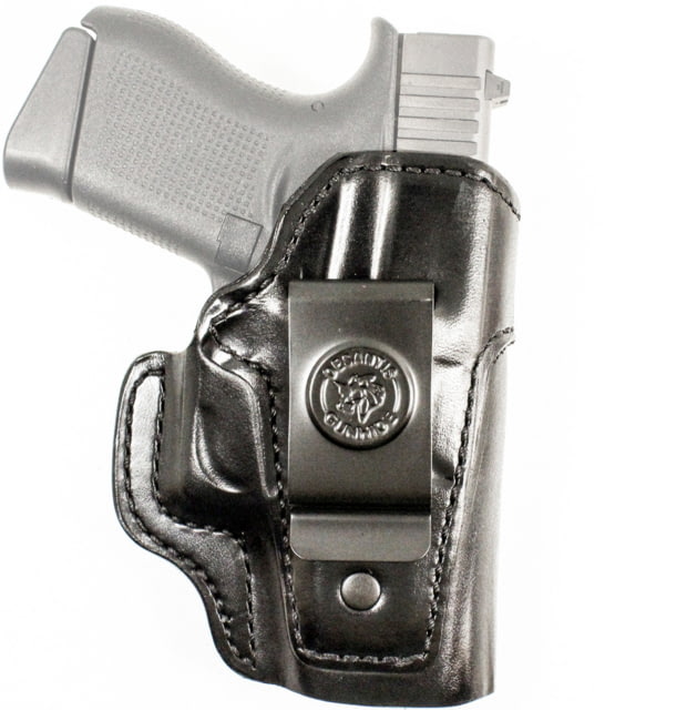 DeSantis Inside Heat IWB Saddle Leather Holsters H&K CC9 With Or Without Red Dot Sight Left Black - Desantis