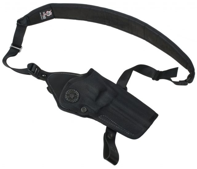 DeSantis Black Mamba Chest Holsters S&W N 6 1/2in Right Hand Nylon Black - Desantis
