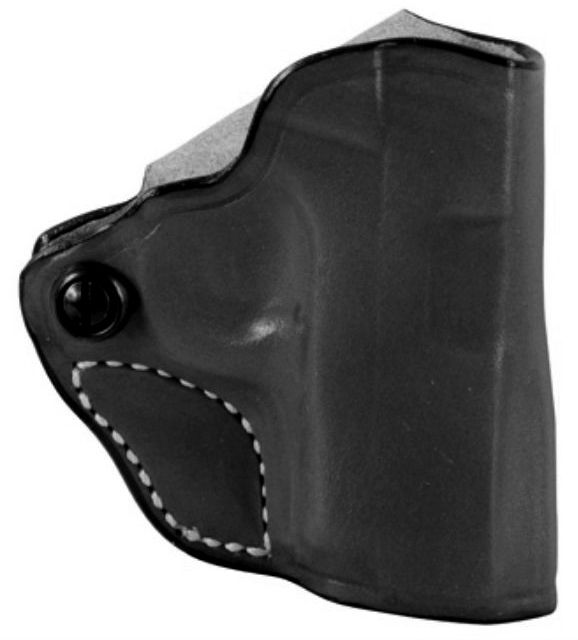 DeSantis Mini Scabbard Leather Belt Holsters - Walther Walther PPS PPS M2 Left Hand Plain Black - Desantis