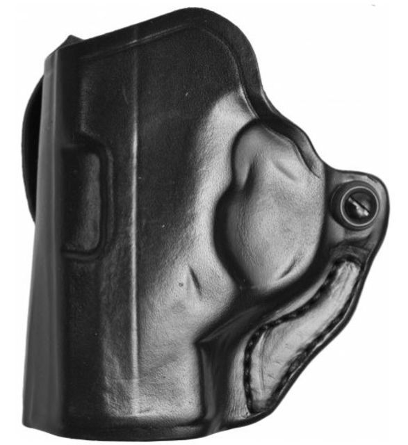 DeSantis Mini Scabbard Leather Belt Holsters Beretta Nano Left Hand Plain Black - Desantis