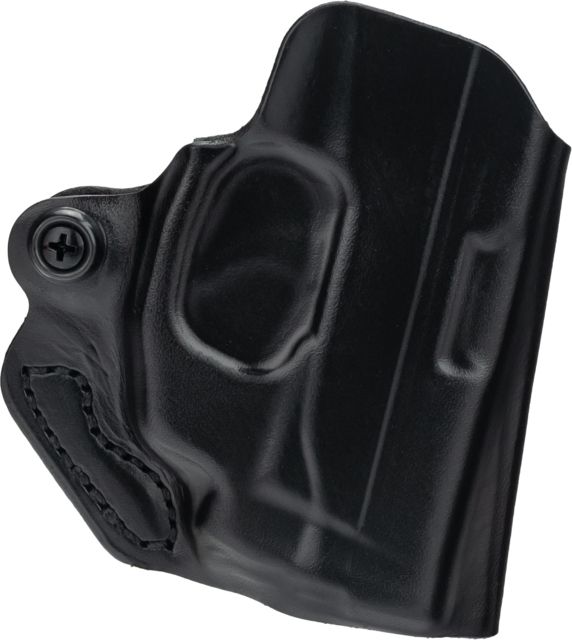 DeSantis Mini Scabbard Leather Belt Holsters - Walther Walther PPK PPK/S Left Hand Plain Black - Desantis