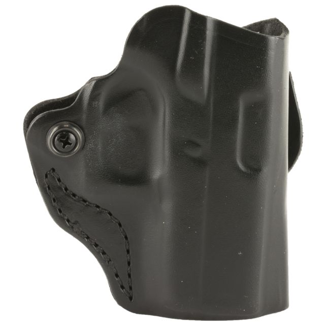 DeSantis Mini Scabbard Leather Belt Holster FN 503 Right Hand Plain Black - Desantis