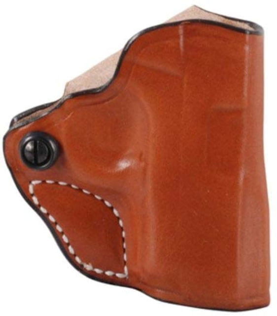 DeSantis Mini Scabbard Leather Belt Holsters - Smith & Wesson S&W M&P Shield 9/40 Left Hand Plain Tan - Desantis