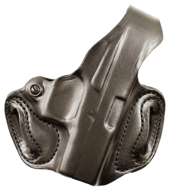 DeSantis Mini Slide Leather Belt Holster Ruger-57 Right Hand Plain Black - Desantis