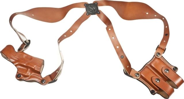 DeSantis New York Undercover Rig Shoulder Leather Holster SIG Sauer P365 Left Hand Plain Tan - Desantis