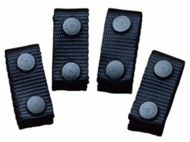 DeSantis Nylon Belt Keepers - Set of 4 2.25in Ambidextrous Nylon Black - Desantis
