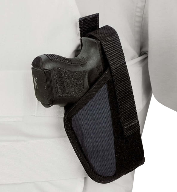 DeSantis Nylon Vest Holster Fits Most Small Revolvers UP to 2 1/4in Barrel Ambidextrous Nylon Navy Blue - Desantis