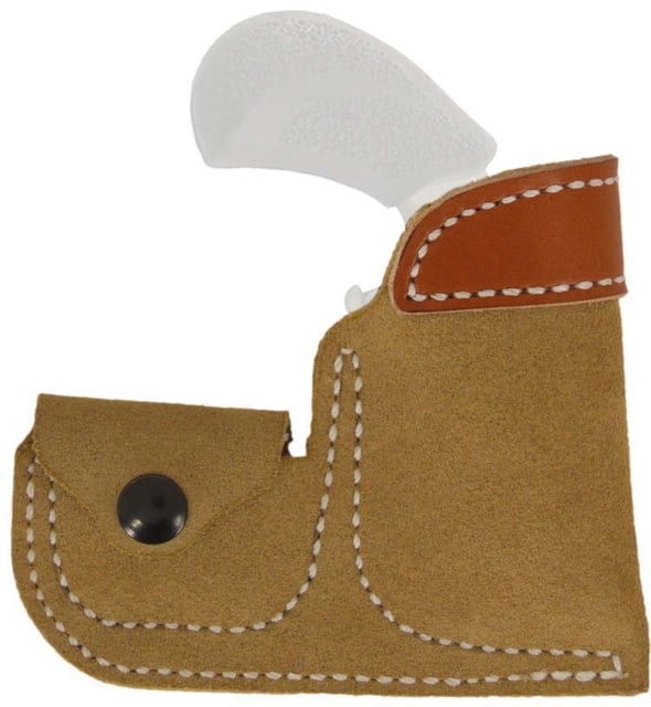 DeSantis Pocket Pug Natural Suede Holster North American Arms Black Widow Right Hand Natural - Desantis