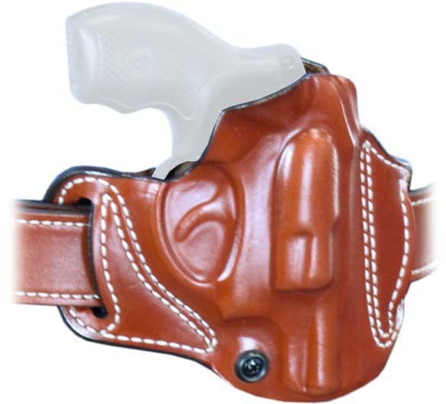 DeSantis Roscoe Cross Draw Leather Belt Holster Ruger Lcr Lcrx 1 7/8in Left Hand Plain Black - Desantis
