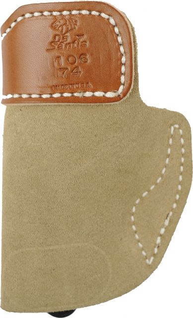 DeSantis Sof-Tuck Suede IWB Holster Colt Government Model 380cal Walther PPK PPK/S Right Hand Plain Natural