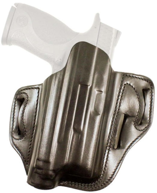 DeSantis Speed-Lite Belt Leather Holster Glock 19 23 32 w/ Inforce APLC Right Hand Plain Black - Viridian Weapon Technologies