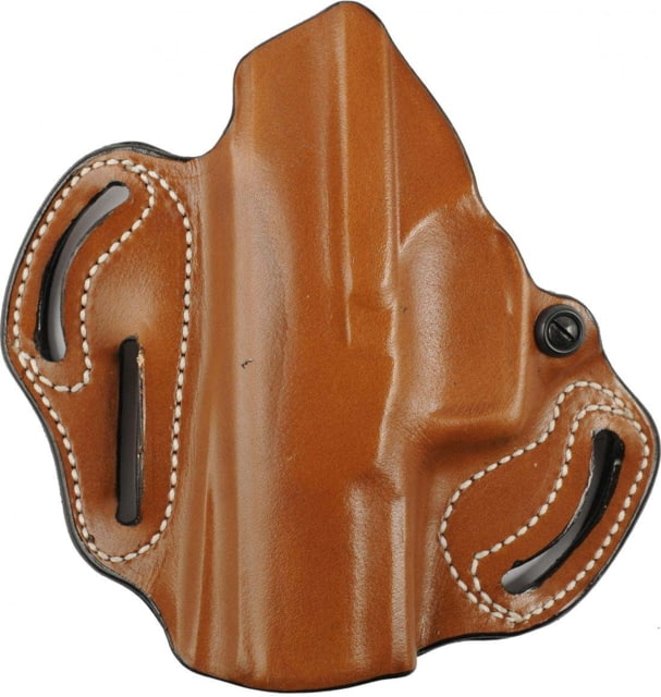 DeSantis Speed Scabbard Leather OWB Belt Holsters S&W SD9 SD40 4in Left Hand Plain Tan - Desantis