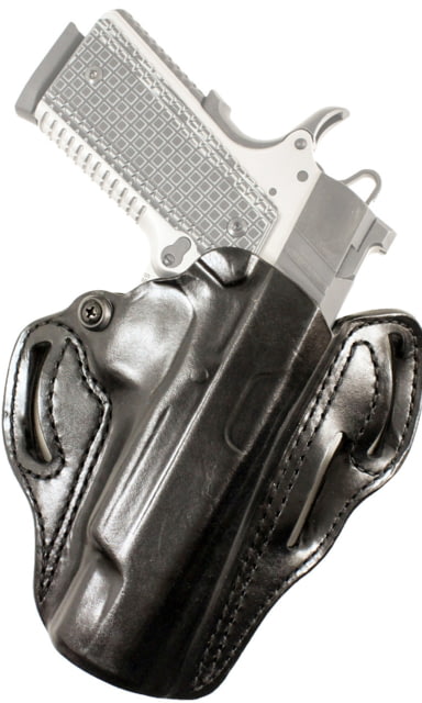 DeSantis Speed Scabbard OWB Leather Holster. S&W M&P 5.7 Right Hand Black - Desantis