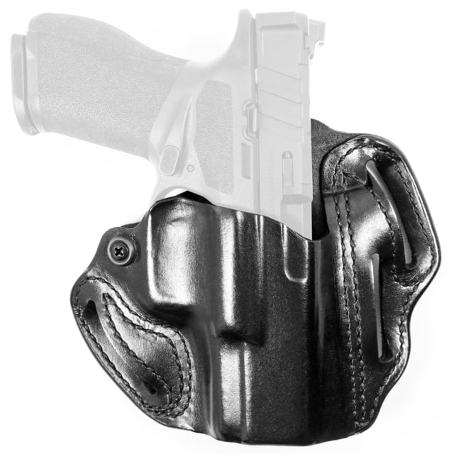 DeSantis Gunhide Speed Scabbard Leather OWB Belt Holster Springfield Armory Echelon Right Hand Black
