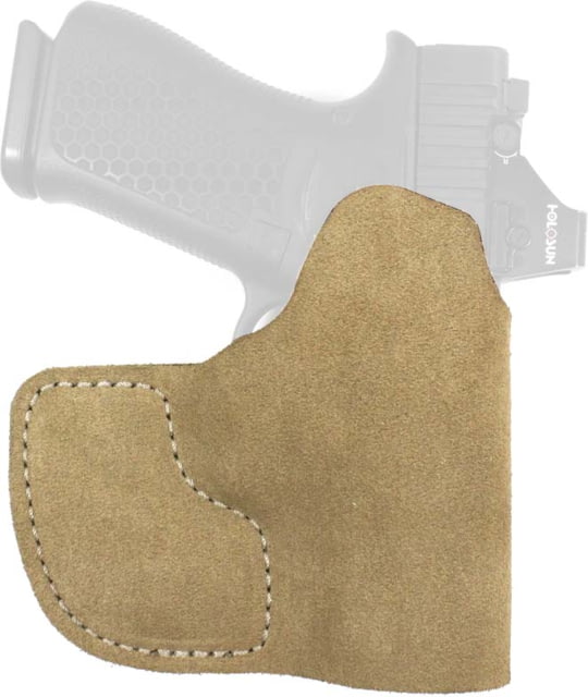 DeSantis Suede Nemesis Holster Ambidextrous Glock 43 43X 43X Mos With Or Without Red Dot Sight Natural Ambidextrous - Desantis