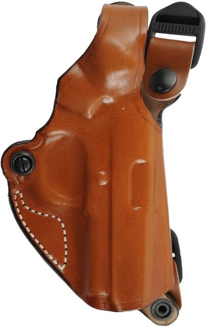 DeSantis New York Undercover - Shoulder Leather Holster Only S&W M&P 9/40 M&P CPT 9/40 Ruger SR9 SR40 Right Hand Plain Tan - Desantis