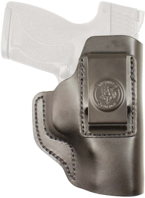 DeSantis The Insider Leather IWB Holster Browning P35 Colt Commander Government Model 45 Kimber Compact 45 Pro Carry Custom 1911 Left Hand Plain Black - Desantis