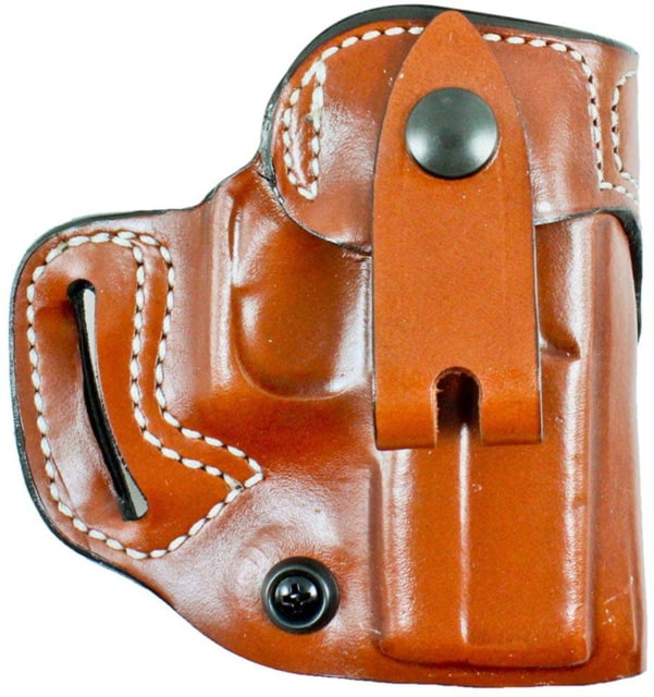 DeSantis The Osprey OWB/IWB Leather Holster Glock 19 19 Gen 5 23 32 19X 45 Left Hand Plain Tan - Desantis